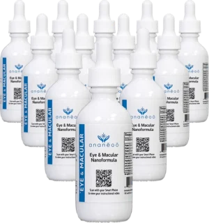 ANANEOO Eye and Macular Nanoformula EM-012 twelve-bottle 365-day supply