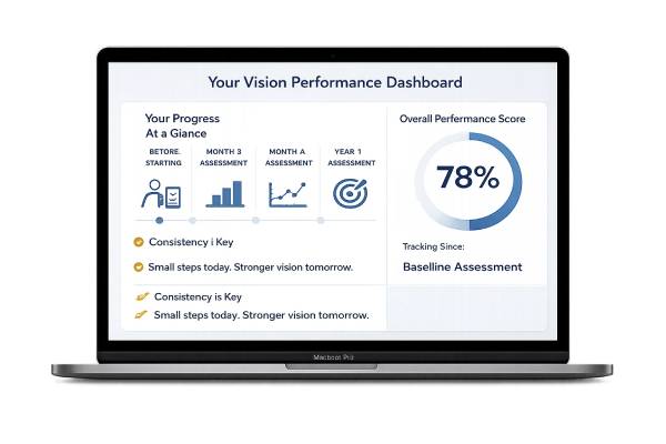 Vision performance assessment dashboard