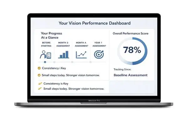 Vision performance assessment dashboard