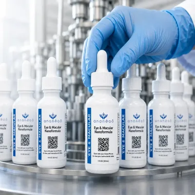 ANANEOO bottles prepared during controlled small-batch production