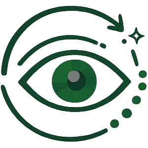 Eye starting point icon